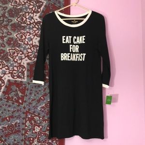 Eat Cake for Breakfast Kate Spade sleep dress